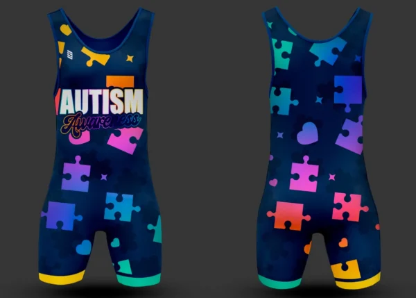 Autism Dark Blue Singlet