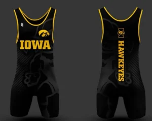 Hawkeyes v1 Wrestling Singlet